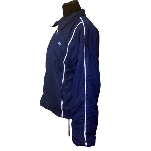 Vintage La Gear Size 14 Womens Windbreaker Styled Zip Up Collared Jacket - Picture 3 of 7